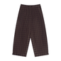 Unisex Plaid Wide Leg Pants