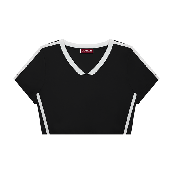 T-shirt color block slim pour femme