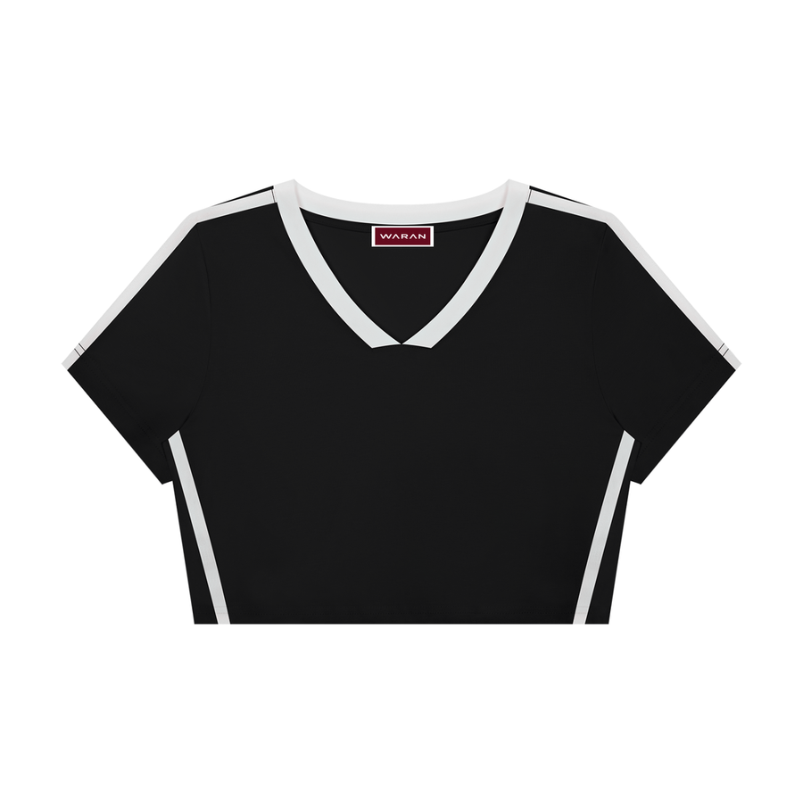 Waran Women’s Slim Fit Color Block T-Shirt