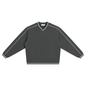Unisex Color Block V-Neck Sweatshirt
