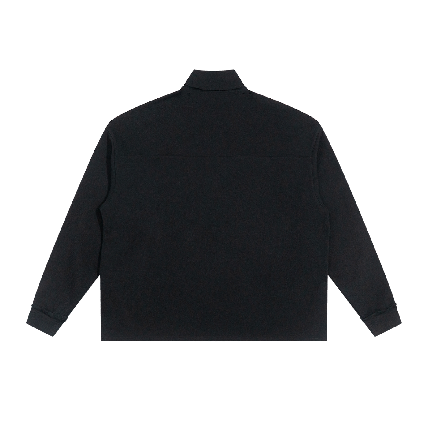 Waran Half-Zip Rolled Edge Fleece Sweatshirt