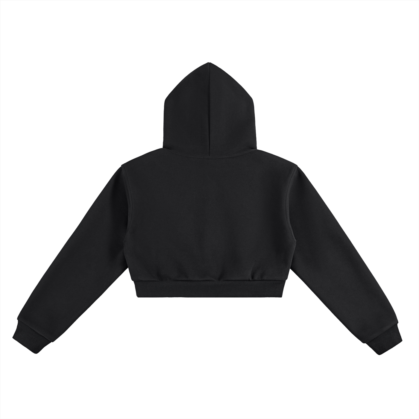 Womens Cropped stringless Hoodie