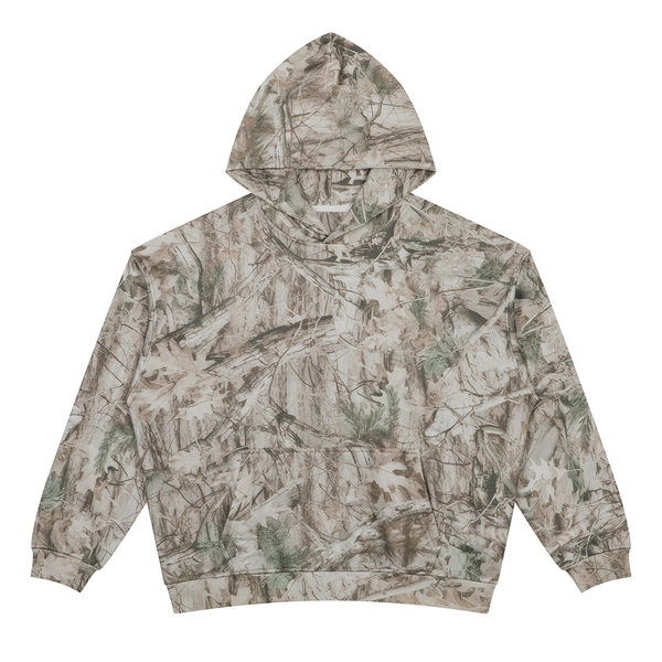 Waran Unisex Oversized Fleece Tree Camo Hoodie