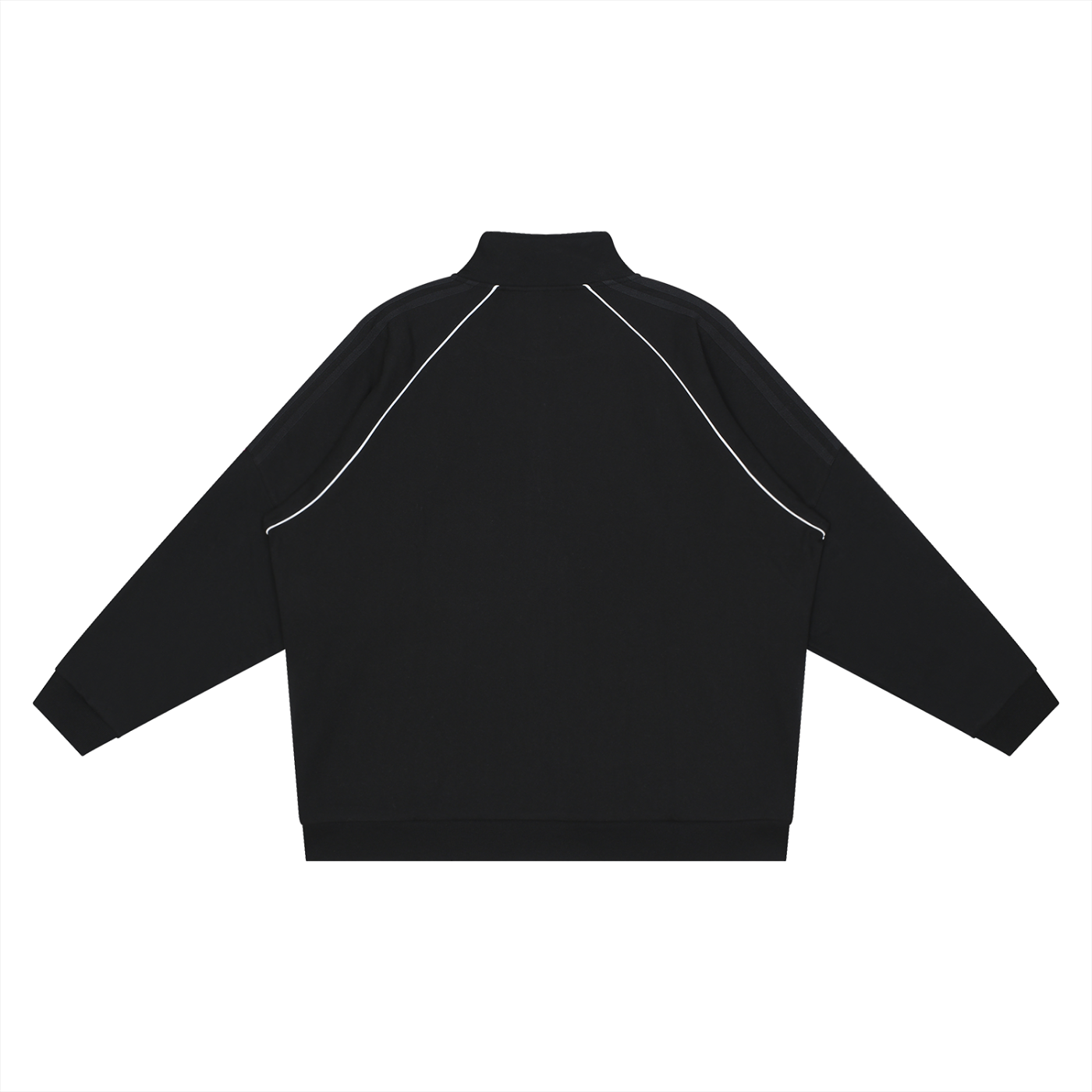 Waran Reflection Striped Raglan Sleeve  Jacket