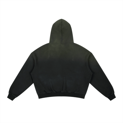 Waran Frayed Sunfade Boxy Fleece Hoodie