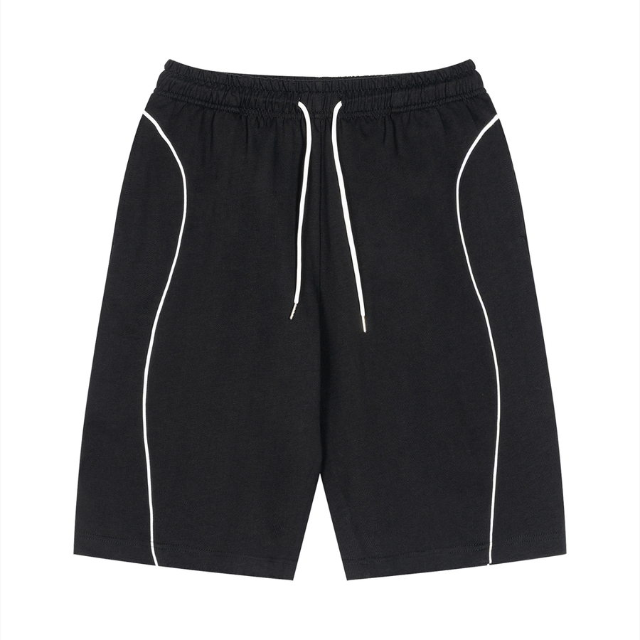 Waran Unisex Piping Drawstring Shorts