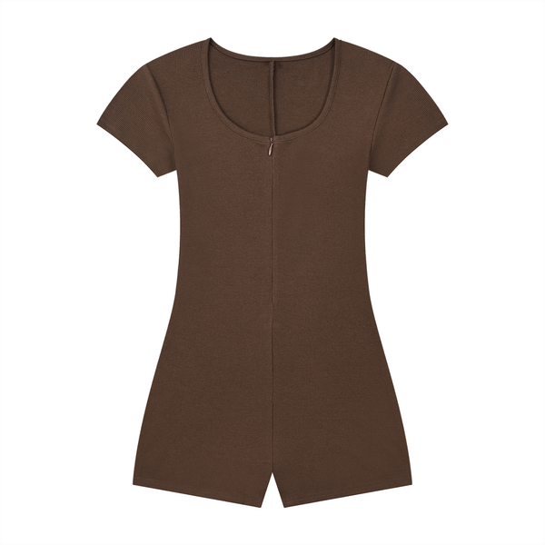 Waran Women’s Dual-Function Cape Tie-Waist Romper