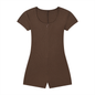 Women's Dual-Function Cape Tie-Waist Romper