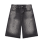 Men’s Vintage Wash Wide Leg Denim Shorts