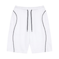 Unisex Piping Drawstring Shorts