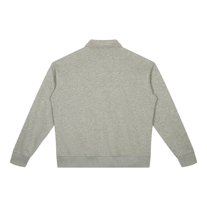 Unisex Boxy Quarter-Zip Sweatshirt