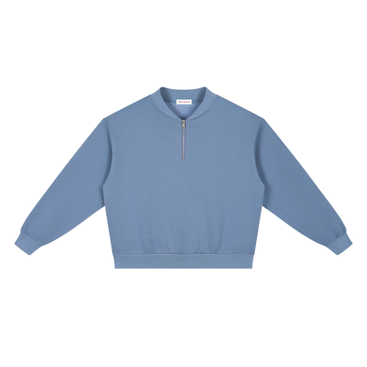 Vintage Wash Fleece Quarter Zip Sweatshirt