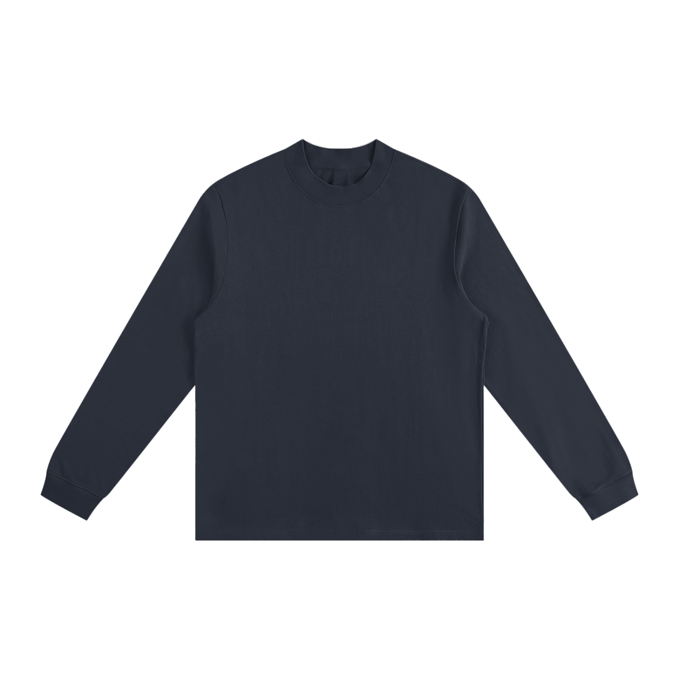 Non-Shrink Mock Neck Sweatshirt