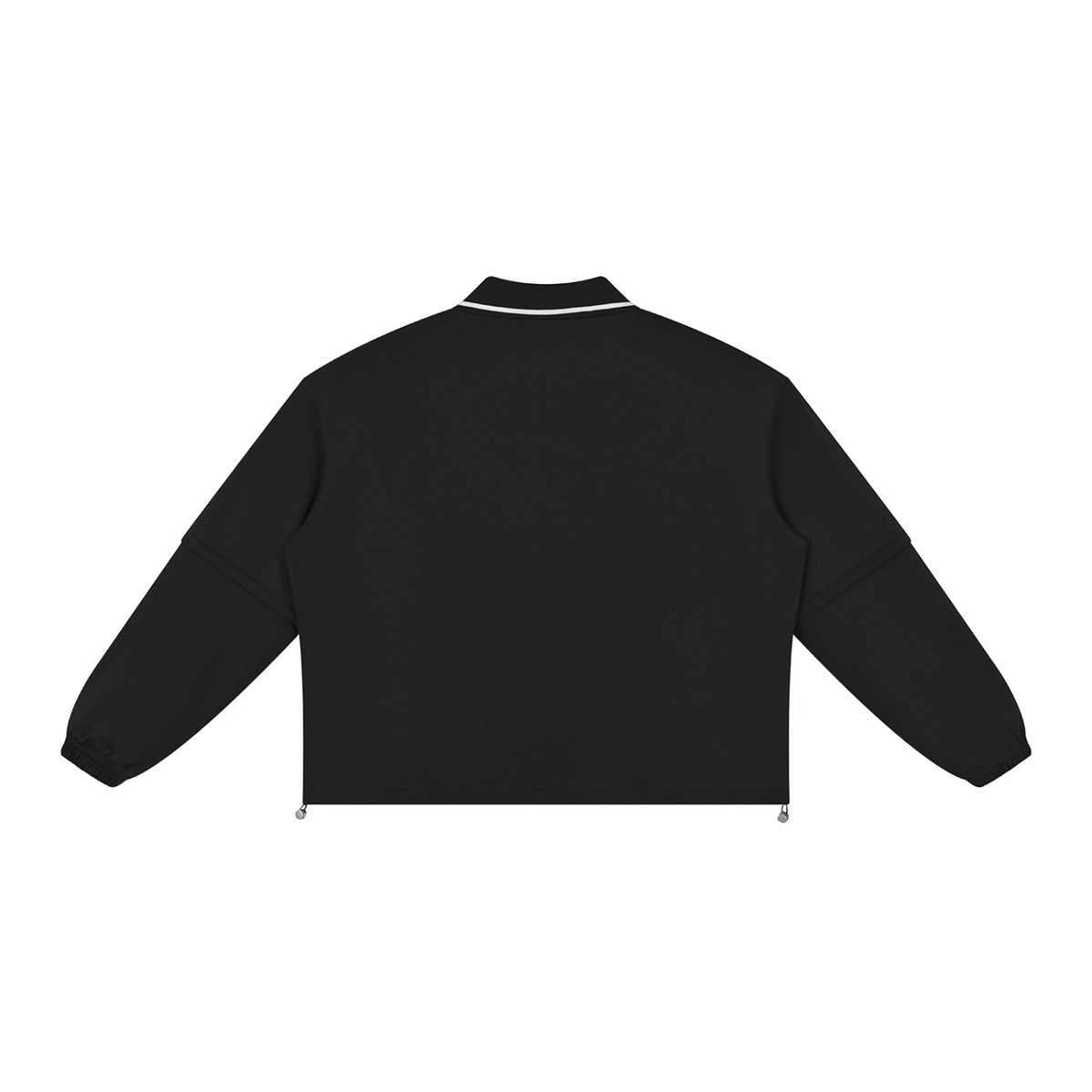 Boxy Collared Detachable Sweatshirt