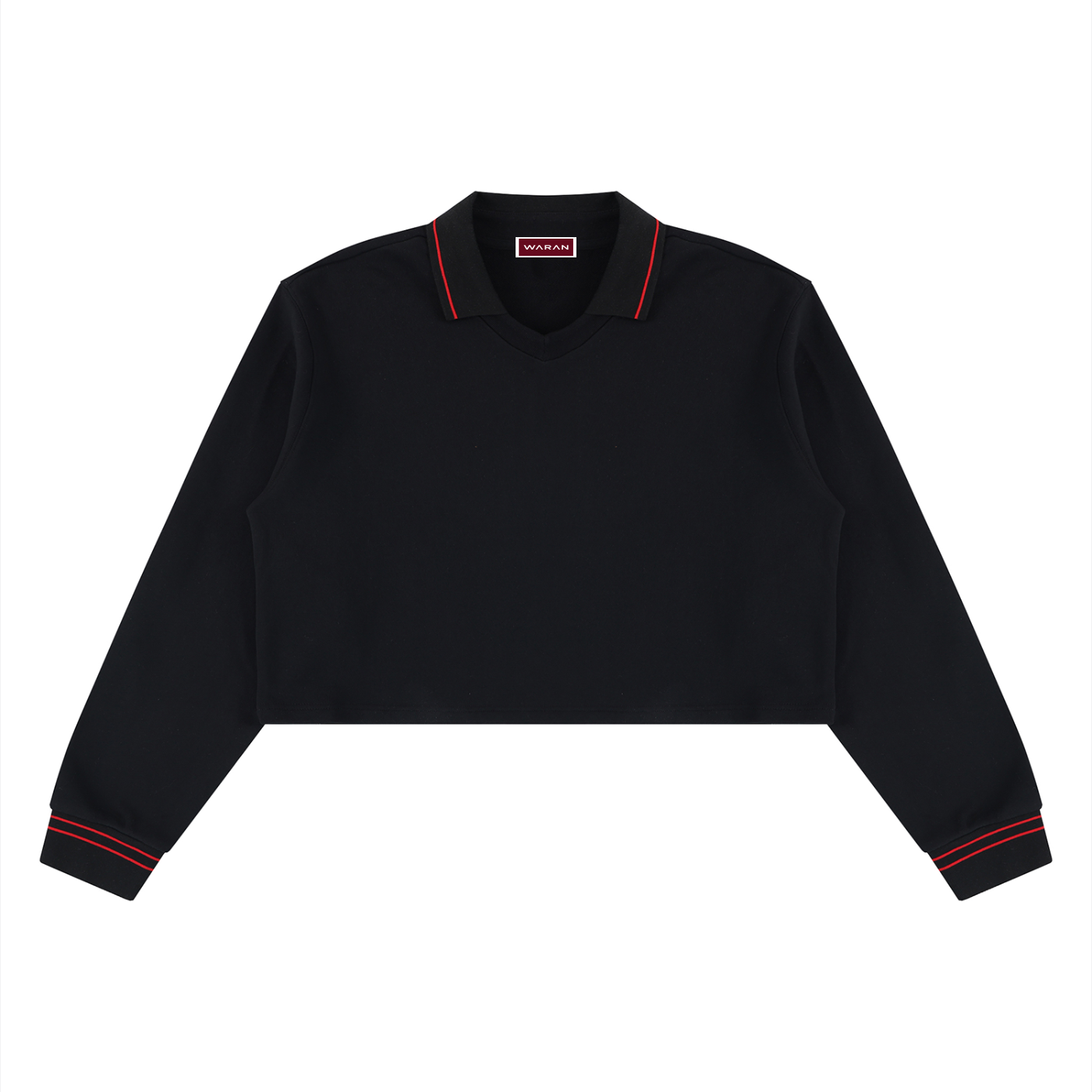 Women’s Crop Collared Sweatshirt
