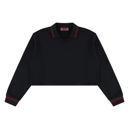 Women’s Crop Collared Sweatshirt