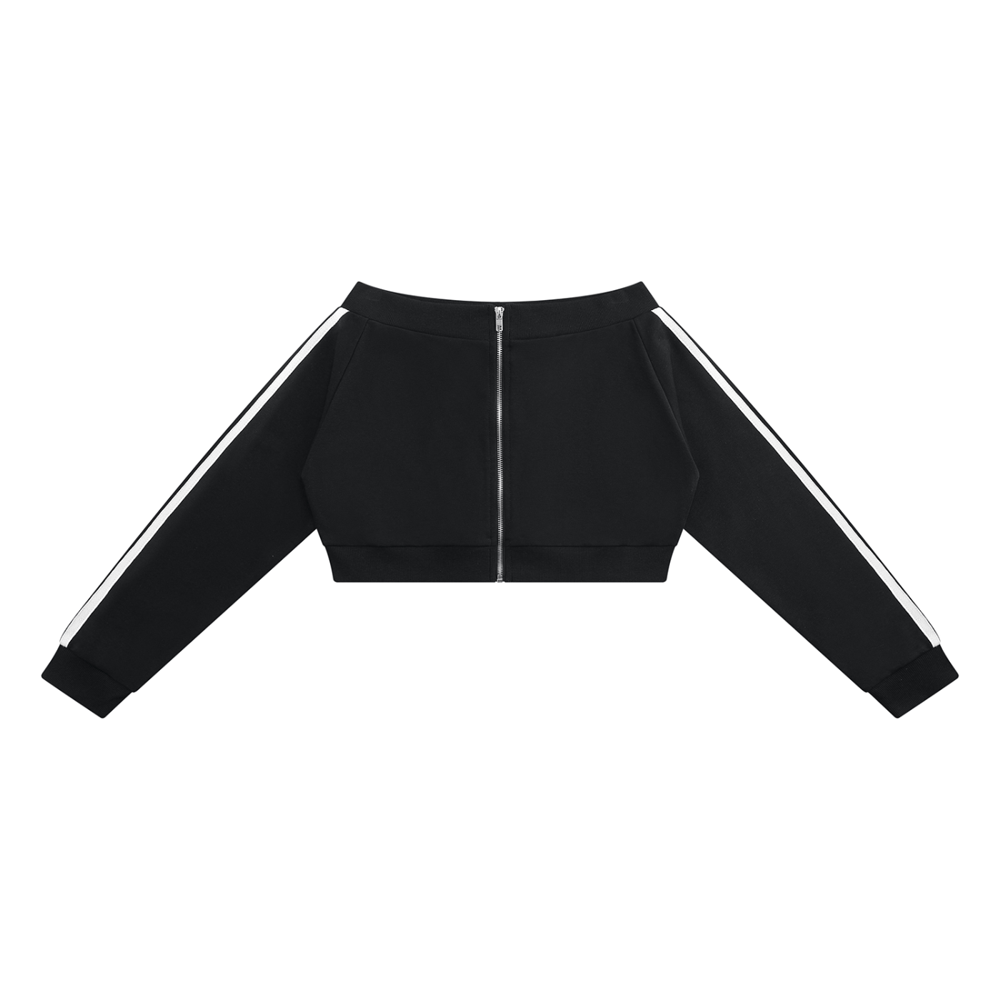 Women's Off-Shoulder Full Zip Hoodie