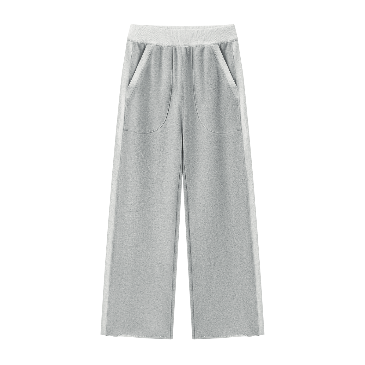 Women's Color Block Raw Hem Sweatpants