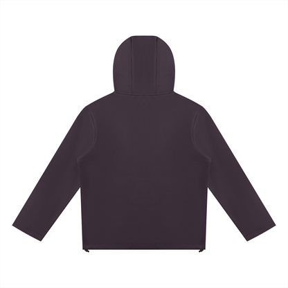Unisex Paneled Full Zip Hoodie