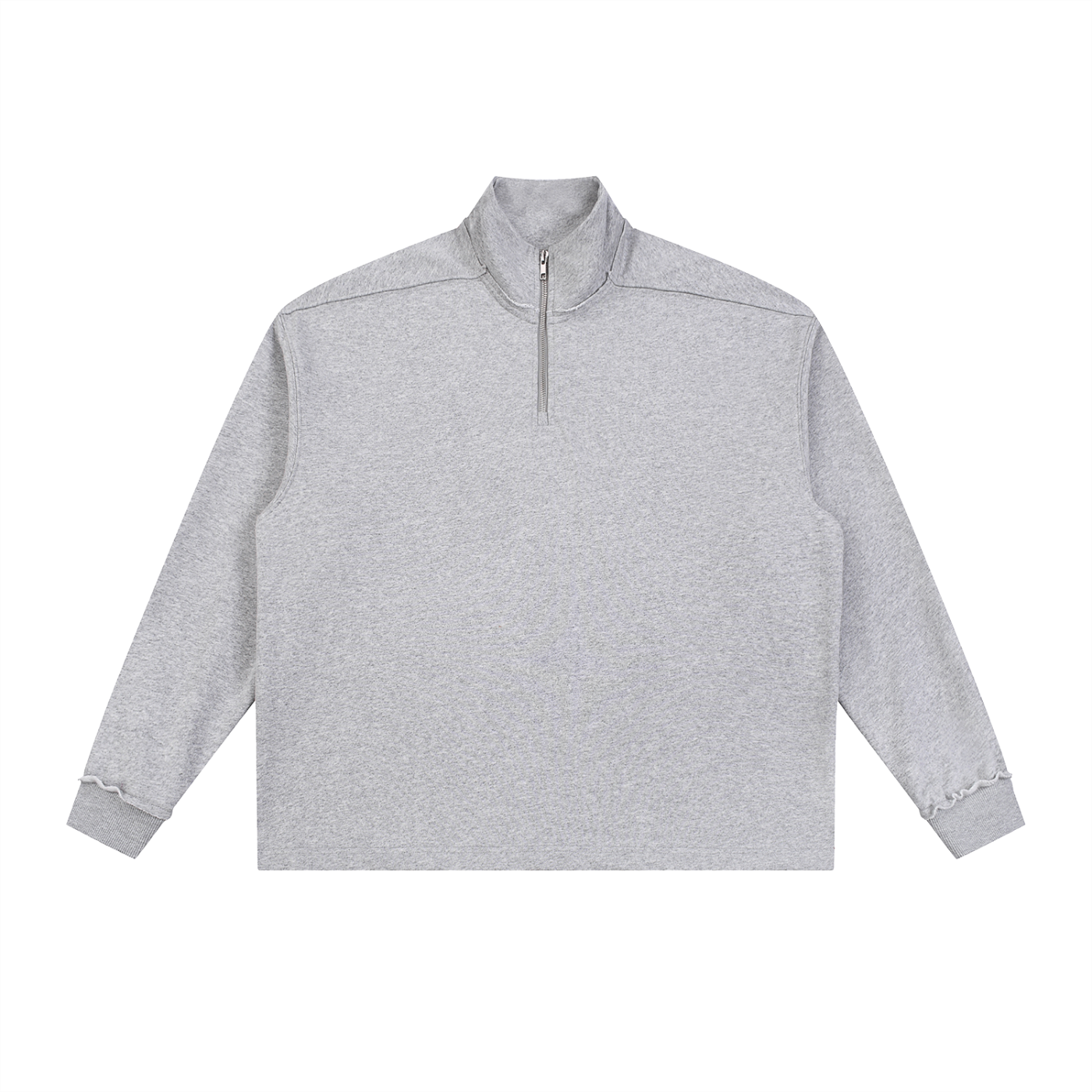 Waran Half-Zip Rolled Edge Fleece Sweatshirt