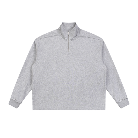 Waran Half-Zip Rolled Edge Fleece Sweatshirt 450GSM