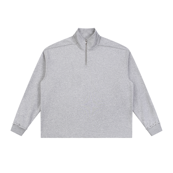 Sweat-shirt polaire Waran à demi-zip et bord roulé 450 g/m²