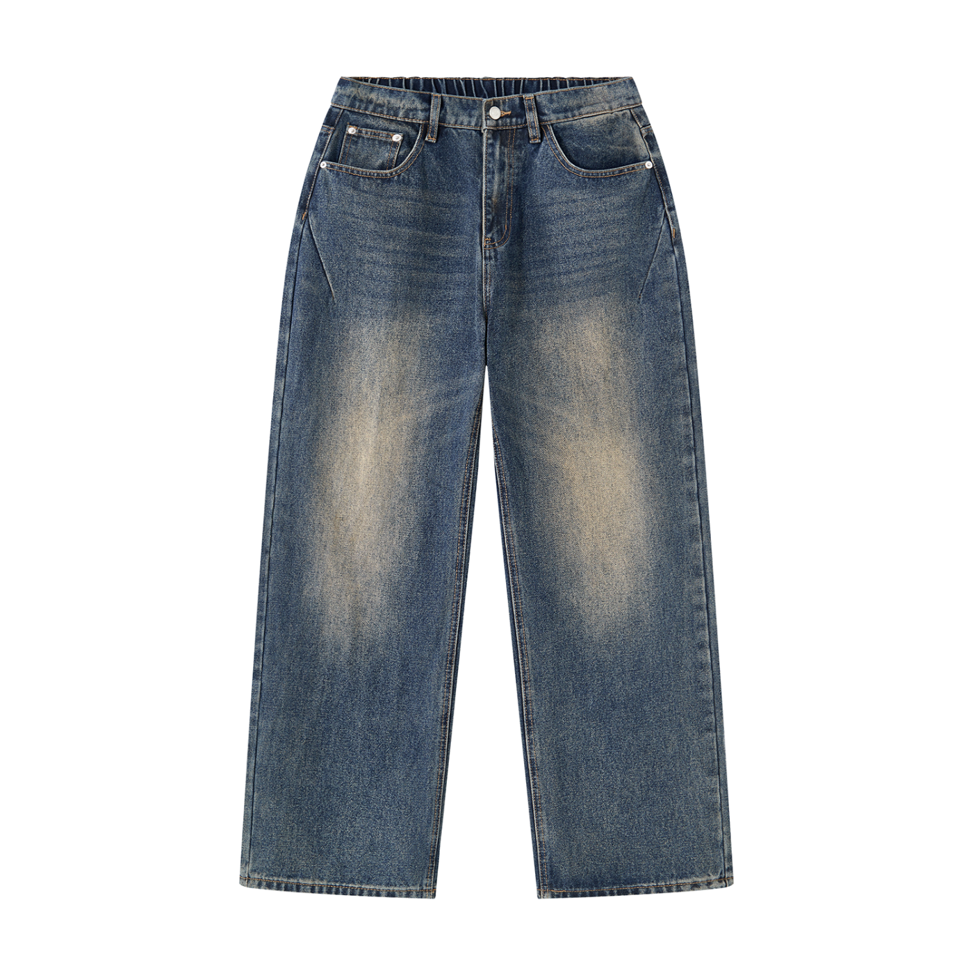 Men's Vintage Wash Denim Jeans