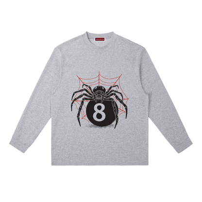 Crewneck Long-Sleeve T-Shirt | Spider eight