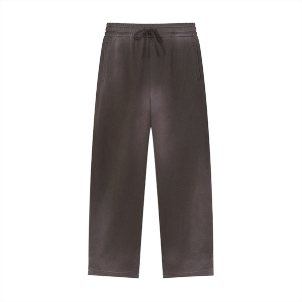 Waran Sun Fade Raw Edge Straight-Leg Sweatpants