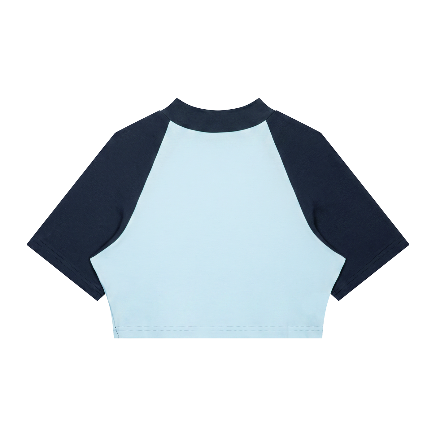 Women’s Color Block Raglan Crop T-Shirt