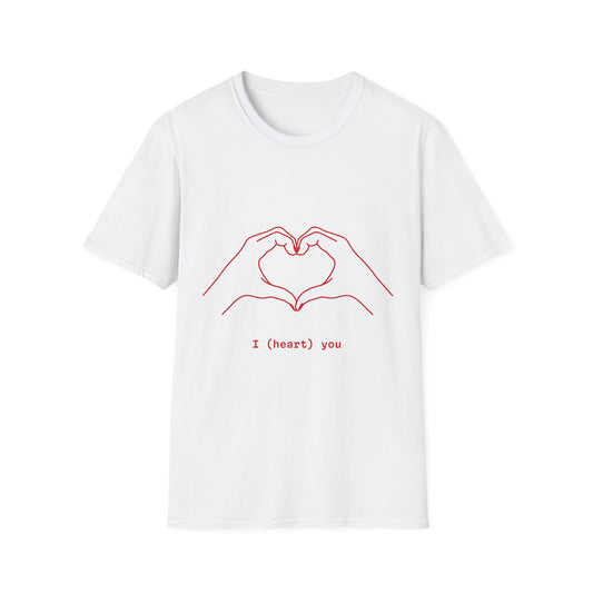 Unisex Softstyle T-Shirt | I heart you