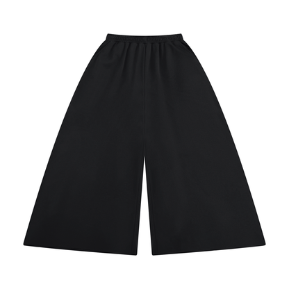 Women's Raw Edge Wide Leg Sweatpants