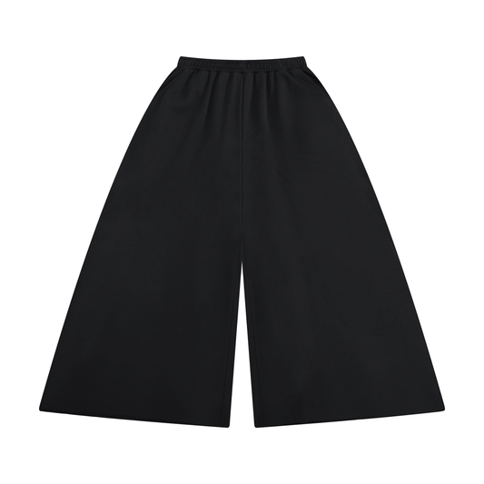 Women's Raw Edge Wide Leg Sweatpants