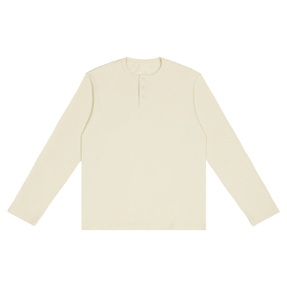 Long Sleeve Henley neck T-Shirt