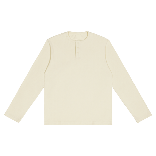 Long Sleeve Henley neck T-Shirt
