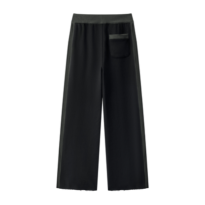 Women's Color Block Raw Hem Sweatpants
