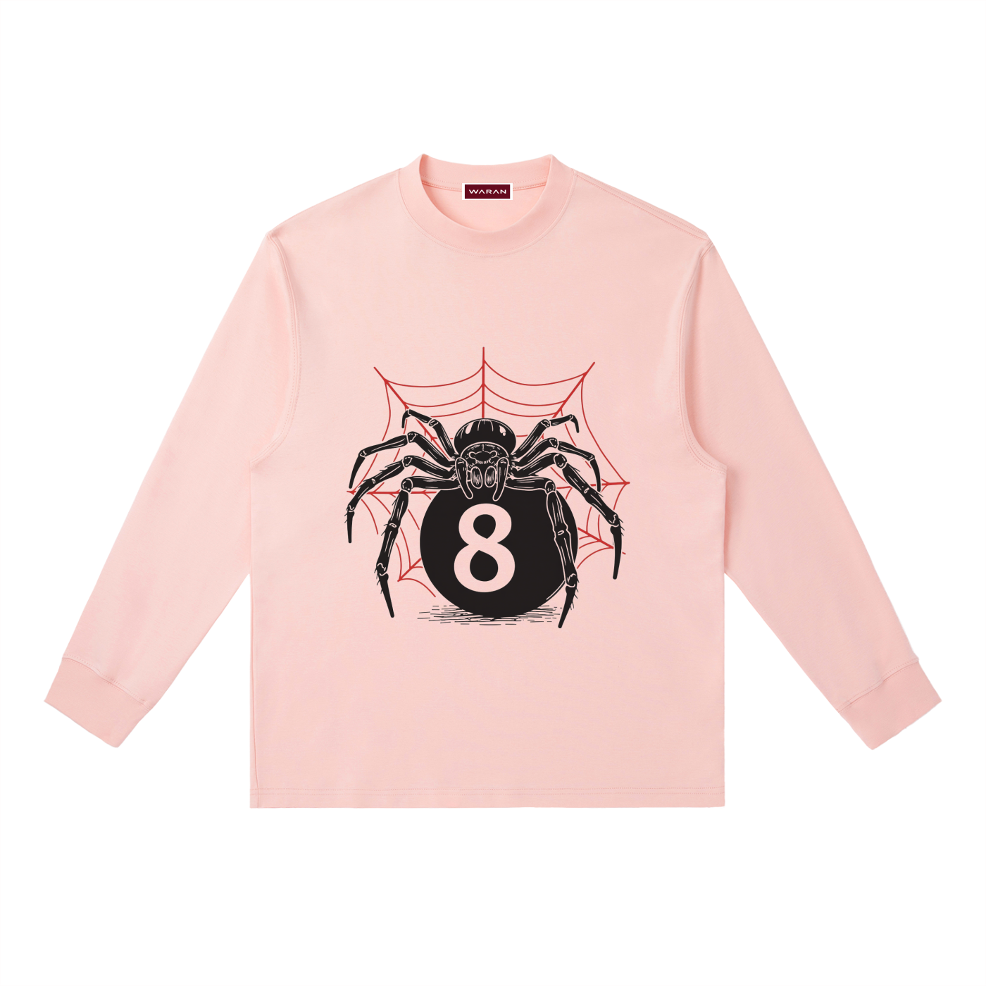 Crewneck Long-Sleeve T-Shirt | Spider eight