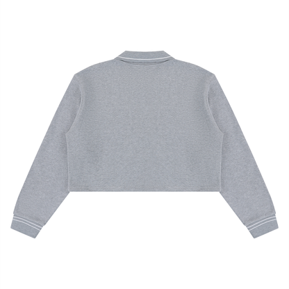 Women’s Crop Collared Sweatshirt