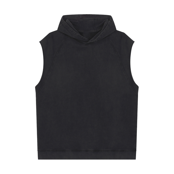 Waran Snow Washed Sleeveless Hoodie 320GSM