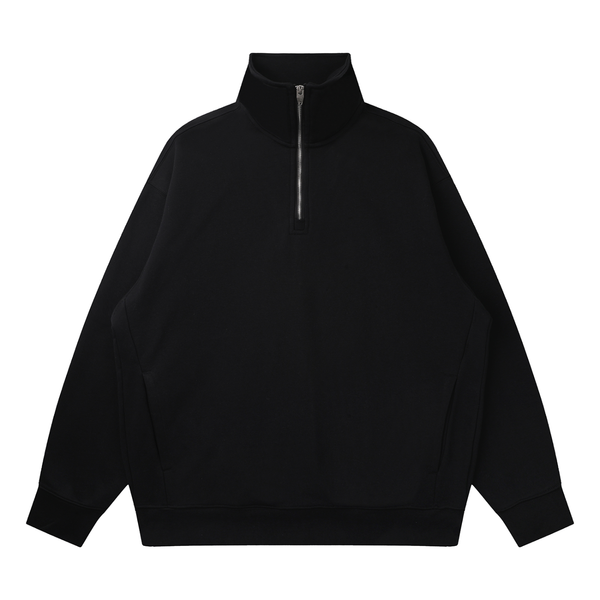 Waran Quarter-Zip Drop Shoulder Sweatshirt