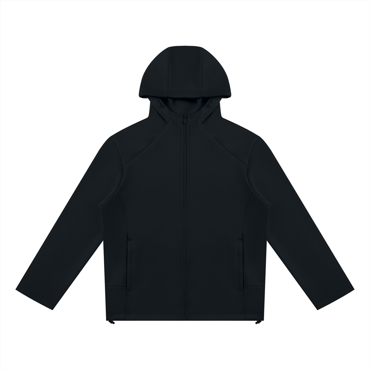 Unisex Paneled Full Zip Hoodie
