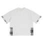 Unisex Plaid Paneled T-Shirt