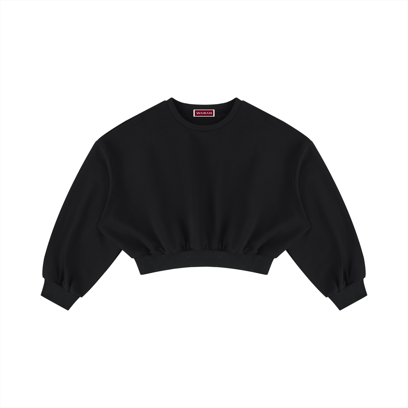 Women's Boxy Cropped Crewneck Sweatshirt