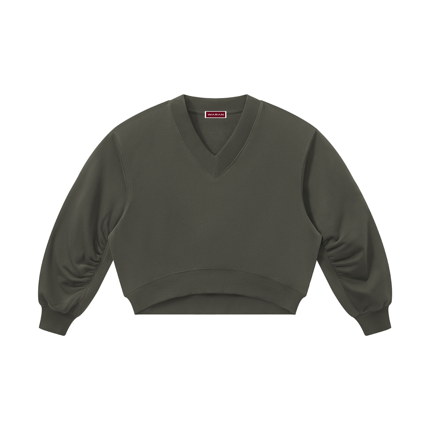 Women’s Crop V-Neck Sweatshirt
