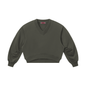 Women’s Crop V-Neck Sweatshirt
