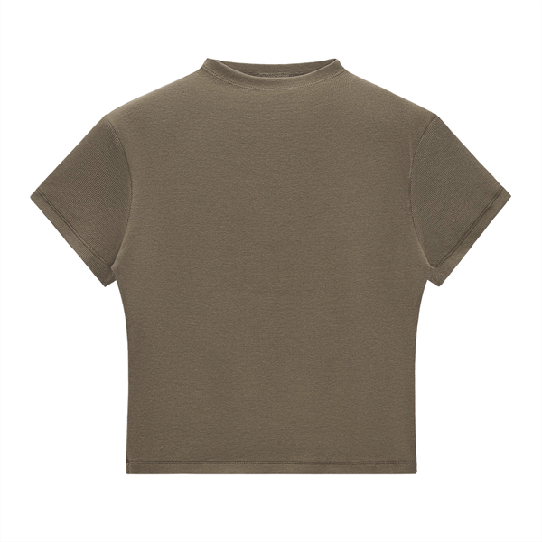 Waran Women’s Slim Fit Mock Neck T-Shirt