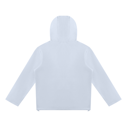 Unisex Paneled Full Zip Hoodie