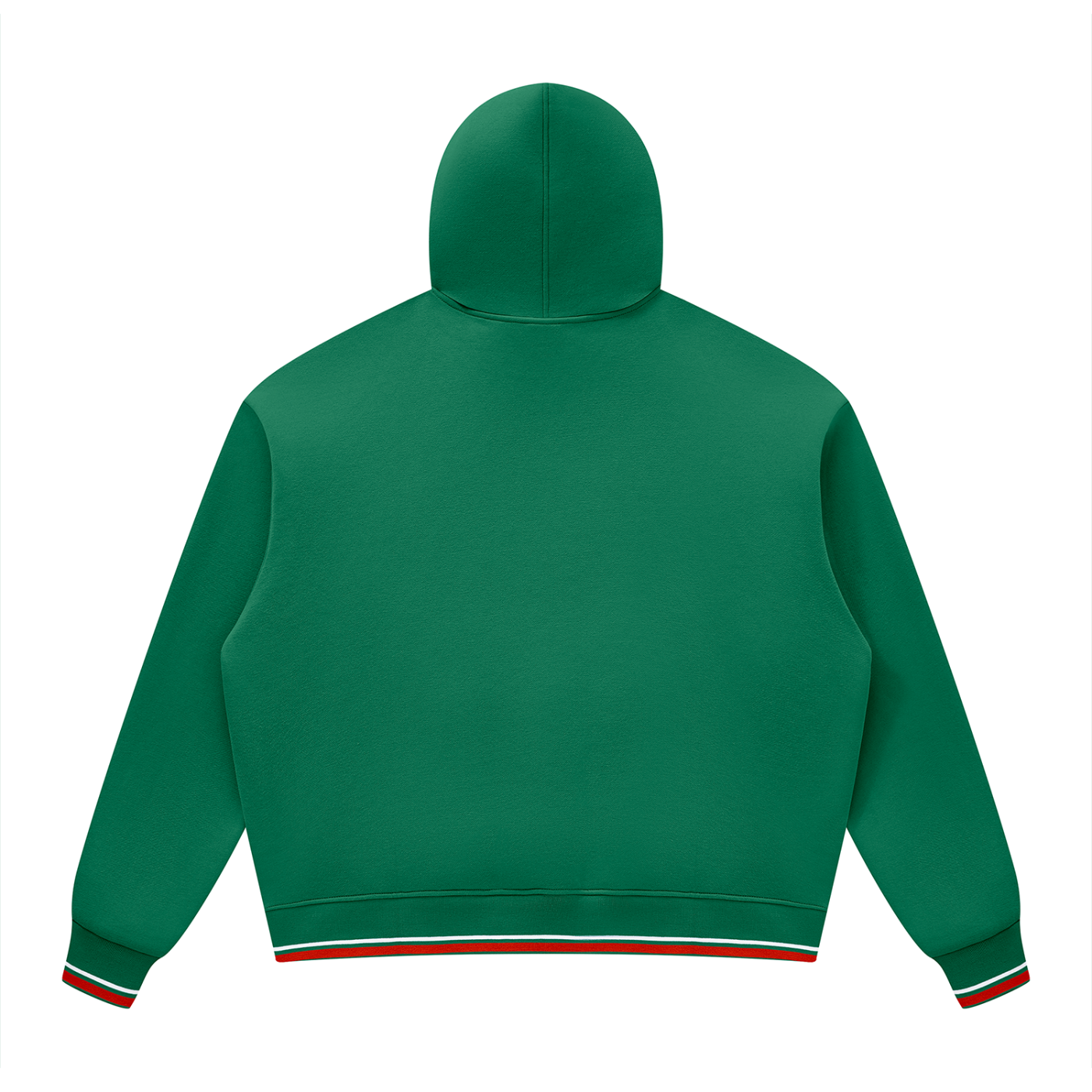Unisex Oversized Color Block Fleece Hoodie