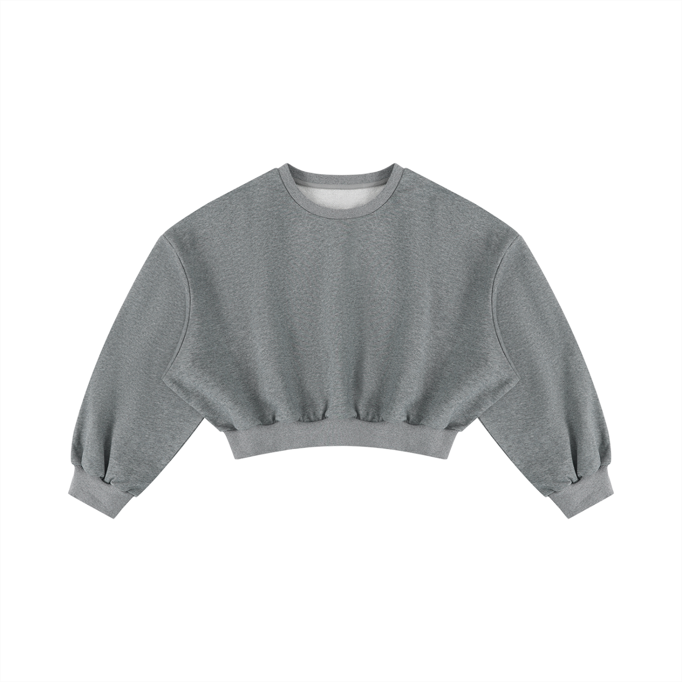 Women's Boxy Cropped Crewneck Sweatshirt