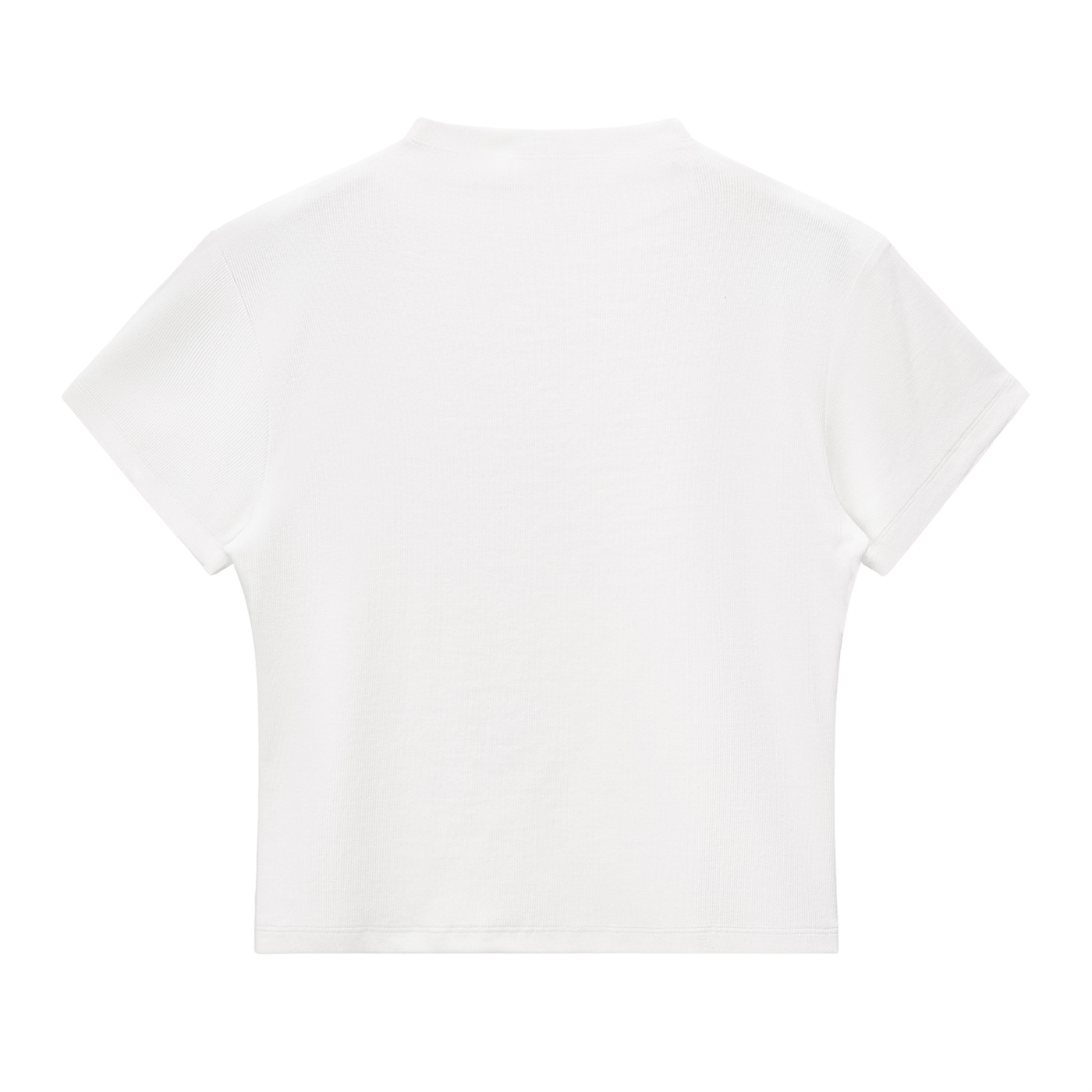 Womens Slim Fit Mock Neck T-Shirt